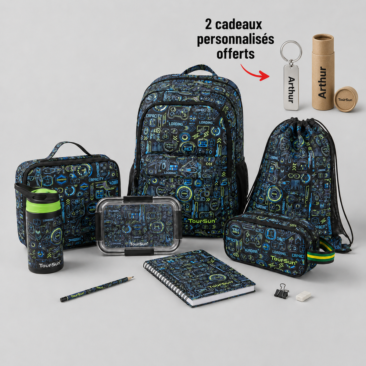 set scolaire gaming