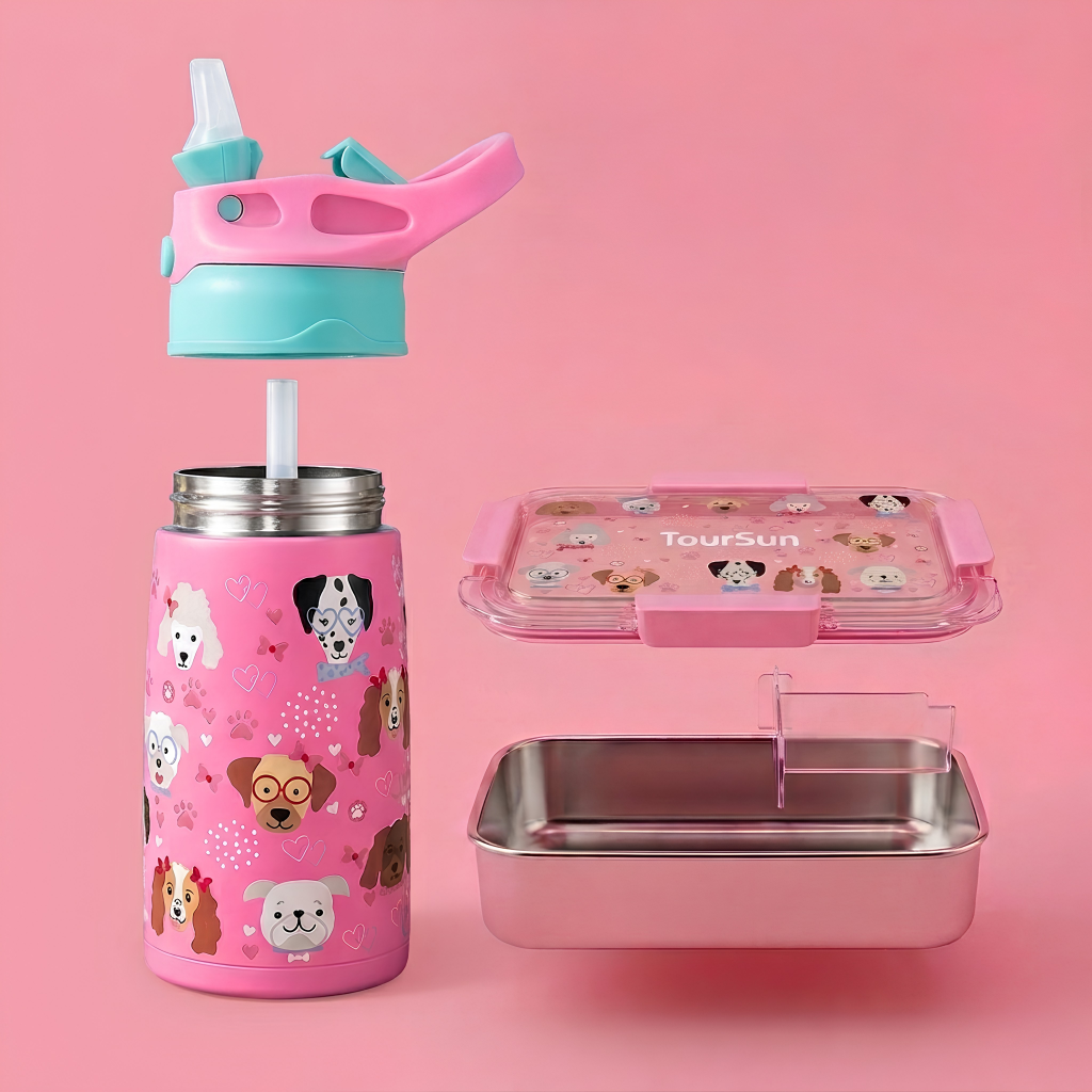 Set de cartable Pink Puppies
