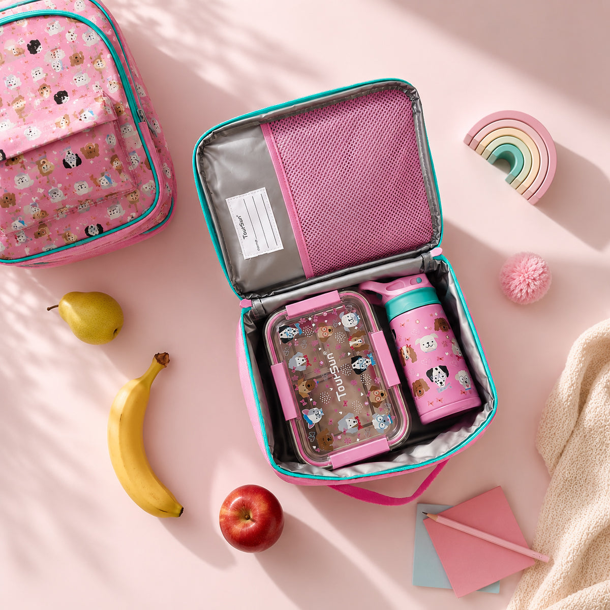 Set scolaire Pink Puppies