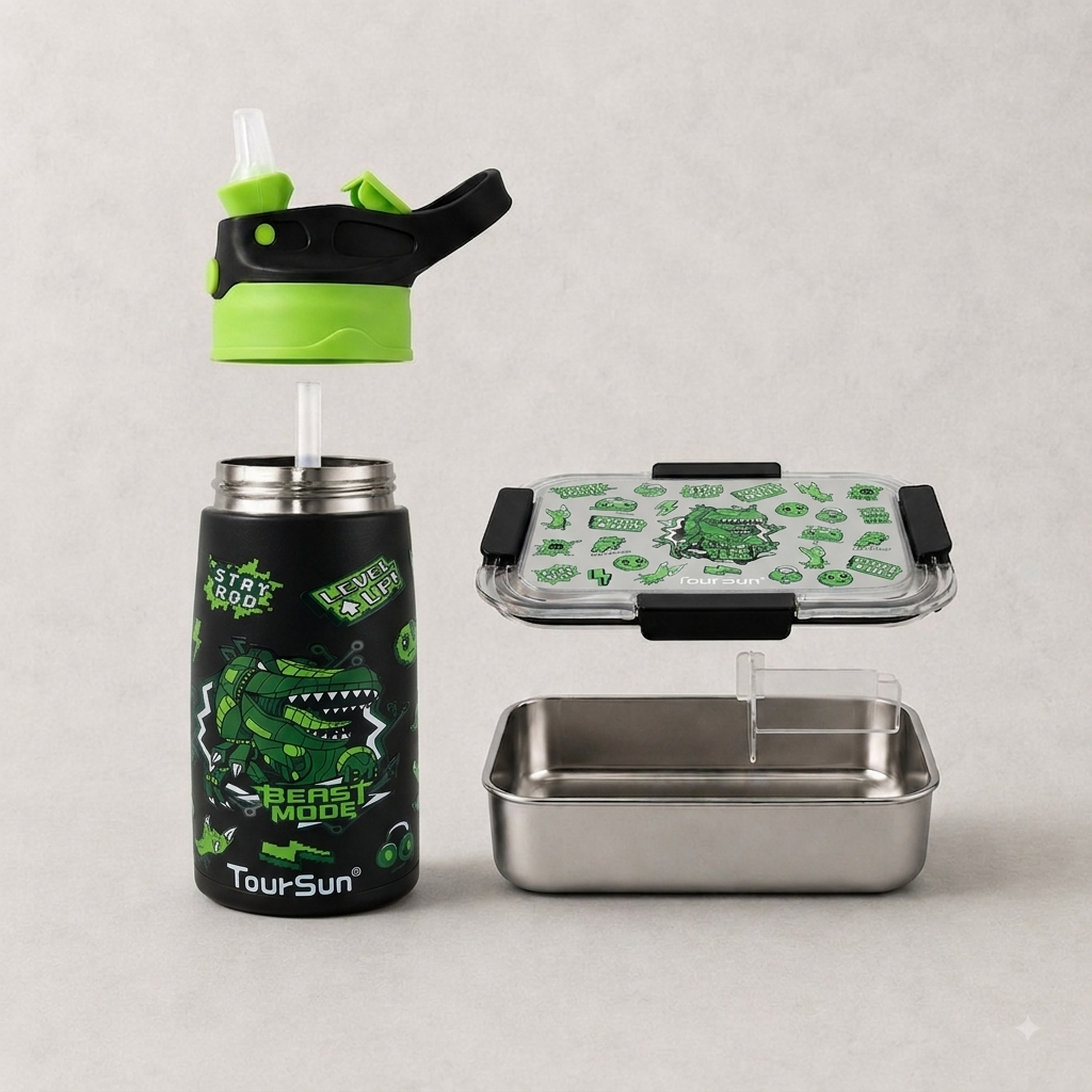 Set scolaire gaming dino
