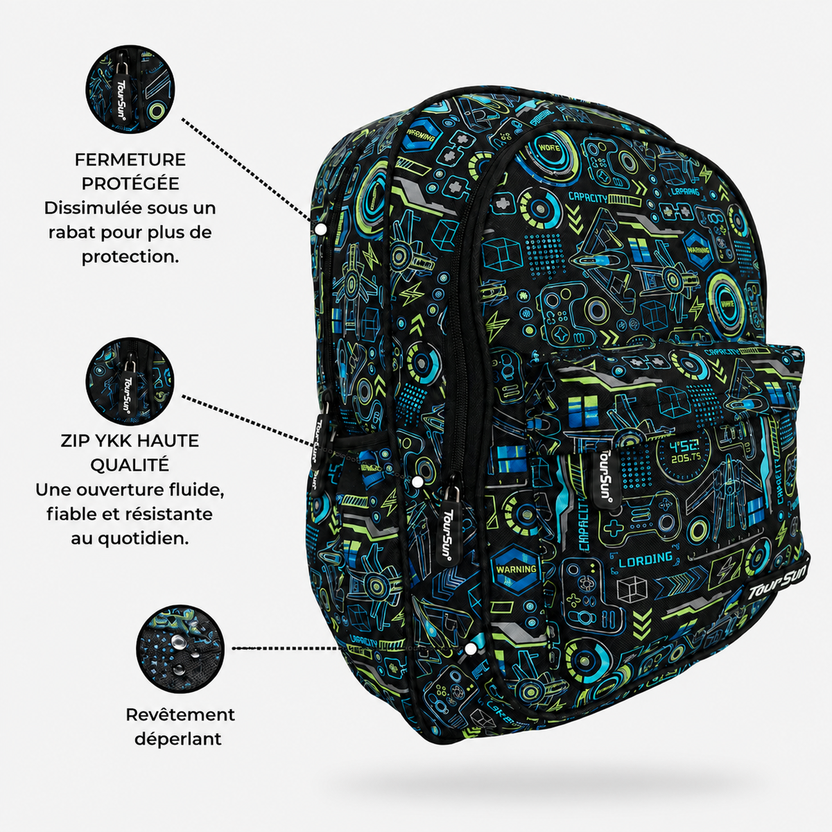 set scolaire gaming
